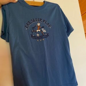 Life is good boys blue tee